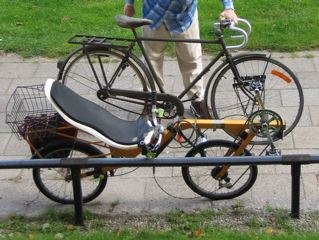 gelbes Flevo bike